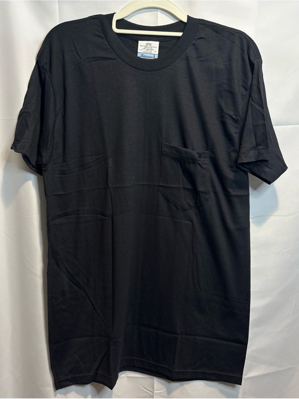 Vintage Fieldmaster Men's Short-Sleeve Pocket Tee in Black